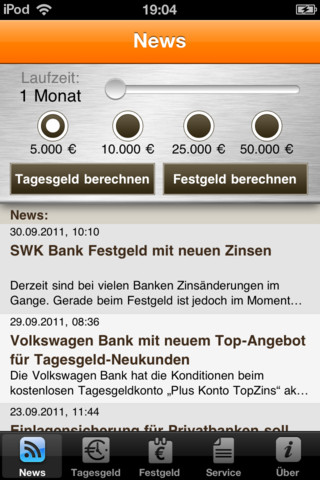 Abbildung 1 Tagesgeld-App